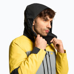 Pánská lyžařská bunda H4Z22 žluto-černá - 4F XXXL