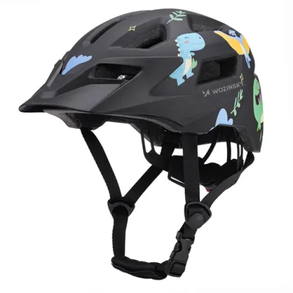 Wozinsky MTB černá XS / Dětská cyklistická helma / odnímatelný kšilt