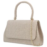 Módní dámská plesová kabelka Michelle Moon Araxi, zlatá