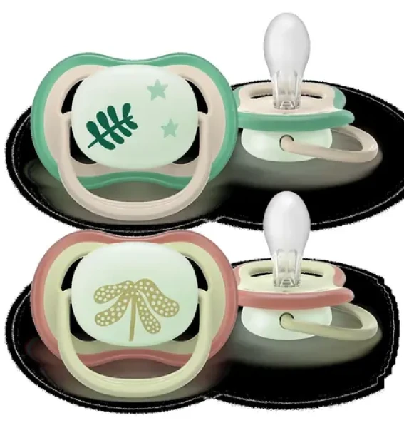 Philips Avent Ultra Air SCF376/31 6-18 m neutral / Dudlík / Noční / 2 ks