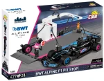 COBI Stavebnice 1685 BWT Alpine F1 Pit Stop / 1:26 / 477 dílků / 2 figurky (COBI-1685)