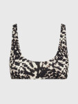 Dámská plavková podprsenka KWKW02489 0GM vzor leopard Calvin Klein