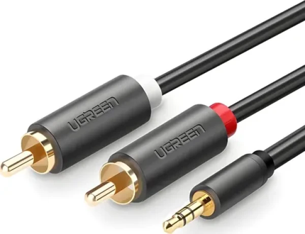 Ugreen 10513 Kabel Jack 3.5 mm - 2x RCA černá / Audio kabel / 5 m (10513)