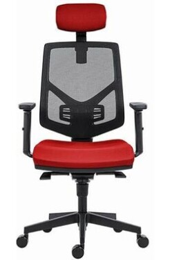 Powerton Tina červená / Kancelářské ergonomické křeslo / nosnost 120 kg (MKWPTIKDCCCA)