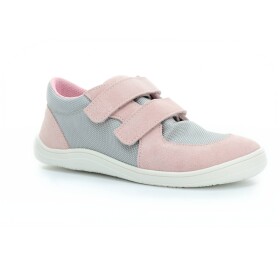 Baby Bare Shoes Febo Sneakers Grey Pink