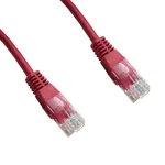 DATACOM červený / Patch kabel / UTP Cat5e / 0,25 m (1492)