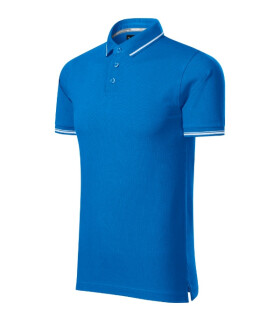 Perfection plain polokošile pánská snorkel blue S