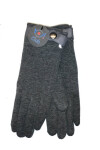 Dámské rukavice tmavě šedá 24 cm model 15031430 - Yoclub