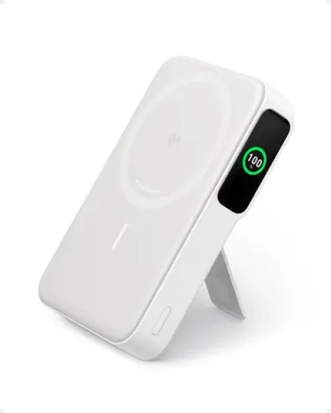 Anker MagGo 10.000 mAh bílá / Powerbanka / 1x USB-C / 15W (A1654G21)