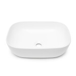 Umyvadlo na desku SAT Infinitio 45,5x32,5 cm mat bez přepadu SATINF4532M SATINF4532M