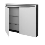 Dřevojas - Dvoudveřová galerka AIR GA2OE 100 - N03 Graphite 239565