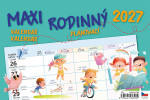 Stolní kalendář 2027 Helma Maxi rodinný plánovací