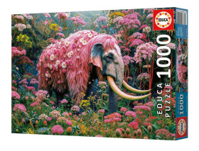 Puzzle Květinový slon 1000 dílků