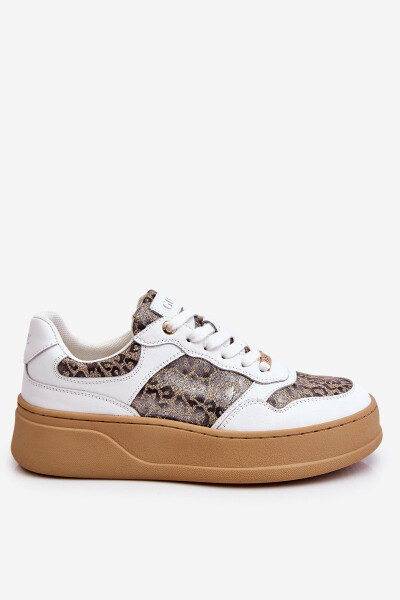 Dámská pohodlná sportovní obuv GOE LL2N4052 Bílo-béžová 37