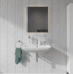 DURAVIT - ME by Starck Umyvadlo 650x490 mm, s přepadem, s otvorem pro baterii, bílá 2335650000