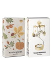 Pluto Design Rotující svícen Autumn Vibes, zlatá barva, kov