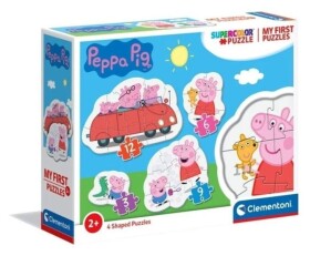 Puzzle Prasátko Peppa 4v1