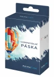 PrimaTisk Kompatibilní páska pro BROTHER - TZe-121-tisk černá/ podklad transparentní 9mm (1016)