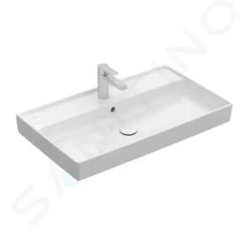 VILLEROY & BOCH - Collaro Umyvadlo nábytkové 800x470 mm, s přepadem, otvor pro baterii, alpská bílá 4A338001