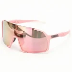 VeyRey Sportovní sluneční brýle Burub růžová obruba růžová skla (8596545422220)