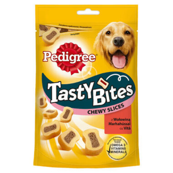 PEDIGREE Tasty Bites Chewy Slices s hovězím 155 g