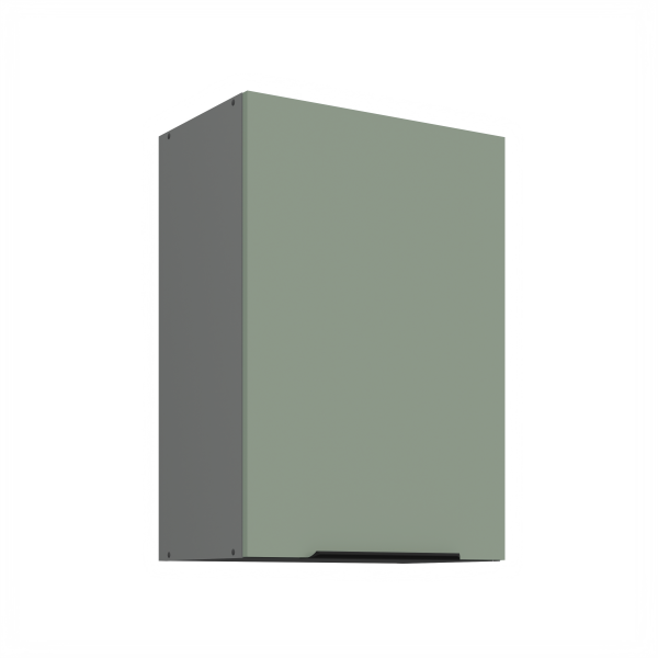 Horní skříňka Aria ANT 50 G-72 1F Barva korpusu: Antracit, Barva dvířek: SA - Aquamarine AFM