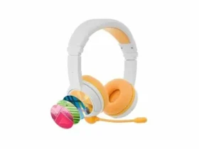 Rozbaleno - BuddyPhones School+ žlutá / dětská bezdrátová sluchátka s mikrofonem / Bluetooth / BuddyCable / USB-C / rozbaleno (BT-BP-SCHOOLP-YELLOW.Rozbaleno)