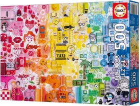 EDUCA Puzzle Barevná koláž