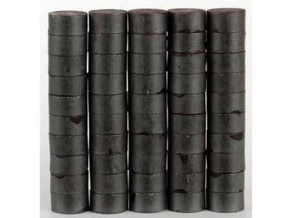 Magnety kulaté 10mm/50ks - šedé