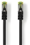 Nedis RJ45 - RJ45 černá / Patch kabel / CAT7 / S/FTP / 1 m / LSZH (CCGL85420BK10)