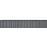 MEXEN/S - Rivel koupelnová skříňka 140 cm s umyvadlem Vela, 1 šuplík, reliéf , grafit mat/bílá mat - 91A20-14023-1-BF66-W23M0 91A20-14023-1-BF66-W23M01