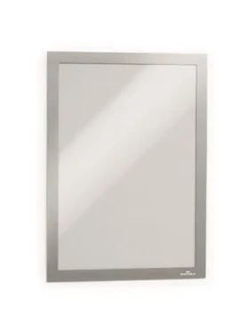 Durable Duraframe A4 stříbrná / Prezentační rám / Magnetický / Samolepicí / 1 ks (489923)