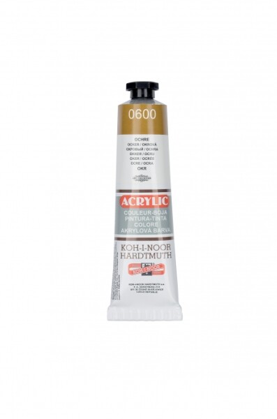Akrylová barva Koh-i-Noor 40 ml - okr 0600