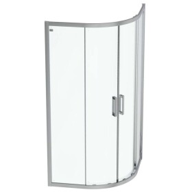 IDEAL STANDARD - Connect 2 Sprchový kout 80x80 cm, silver bright/čiré sklo K9250EO