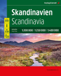 Skandinávie 1:200 000 - 1:400 000 / autoatlas