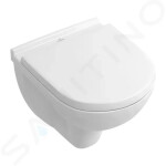 VILLEROY & BOCH - O.novo Závěsné WC Compact se sedátkem SoftClosing, DirectFlush, alpská bílá 5688HR01