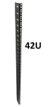 XtendLan ECO 42U černá / Vertikální montážní lišta / pro rozvaděče šířky 480 mm (VLISTAF42B ECO)