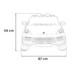 Mamido Elektrické autíčko Porsche Cayenne S bílé