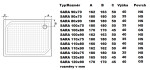 GELCO Sprchová vanička SARA GS12080 1200x800 profilovaná GS12080