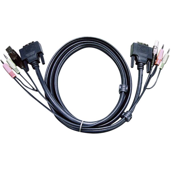 ATEN KVM kabel DVI-D+USB+Audio / 1.8m (2L-7D02UD)