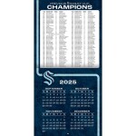 JF Turner Kalendář Seattle Kraken NHL 2026 Wall Calendar