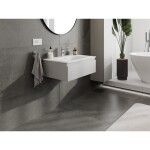 MEXEN/S - Orio koupelnová skříňka 70 cm s umyvadlem Vela, 1 šuplík, šedá mat/bílá mat 91A10-07023-1-BF62-W23M01