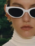 ELENYS Bee Sparkly – pozlacené náušnice 18K žluté zlato