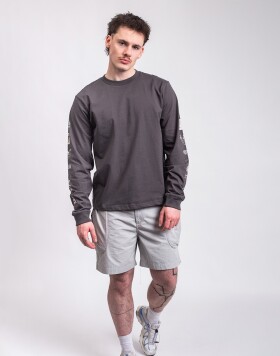 Tričko Service Works Bootleg Long Sleeve Tee CHARCOAL