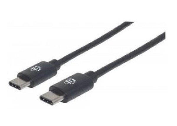 Manhattan kabel Hi-Speed USB-C samec USB-C samec 2m / černá (354875)