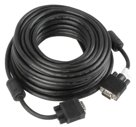 Lanberg CA-VGAC-10CC-0100-B černá / Propojovací kabel VGA / VGA (D-Sub) M-M / 10 m (CA-VGAC-10CC-0100-B)