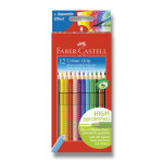 Faber - Castell Pastelky trojhranné Grip - rozmývatelné 12 ks