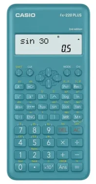 Casio FX-220PLUS-2 modrá / Vědecká kalkulačka / 12 míst / 181 funkcí (FX-220PLUS-2-BOX)