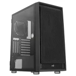 AeroCool Graphite V1 černá / PC skříň / Midi Tower / ATX / mATX / Mini-ITX / 2x USB 3.0 / 1x 140 mm / bez zdroje (ACCM-PB24013.11)