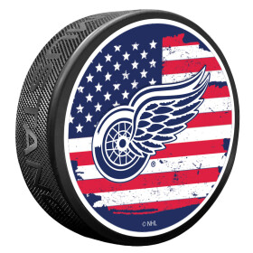 Mustang Puk Detroit Red Wings NHL Patriot
